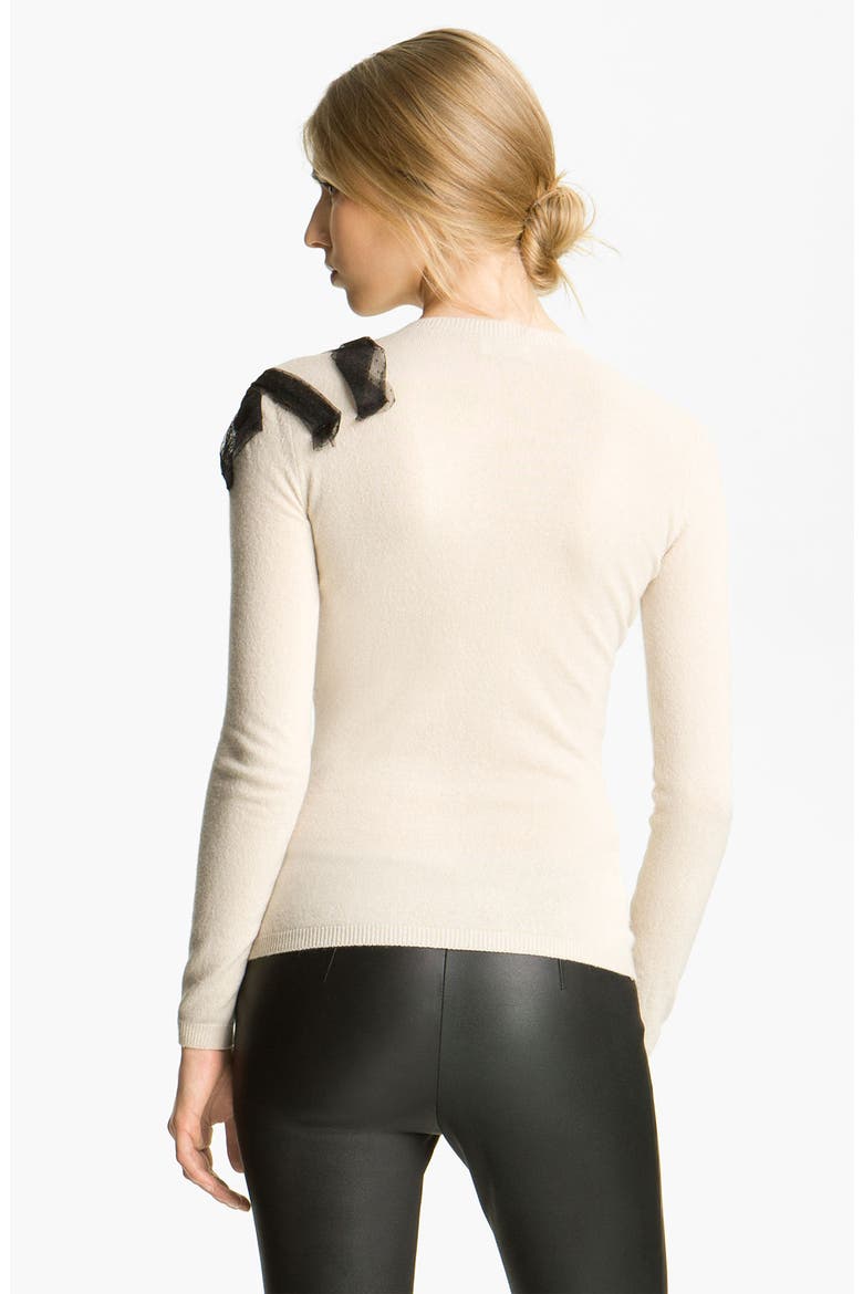 Bow Detail Knit Sweater, Alternate, color, IVORY