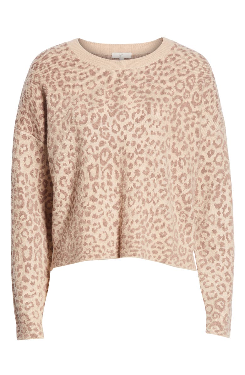 Joie Leopard Print Sweater, Alternate, color,