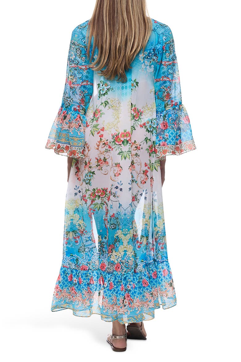 Ruffle Duster, Alternate, color, BLUE
