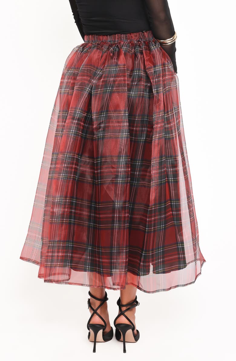 Petal
Pup Bonita Plaid A-Line Midi Skirt, Alternate, color, Red Plaid