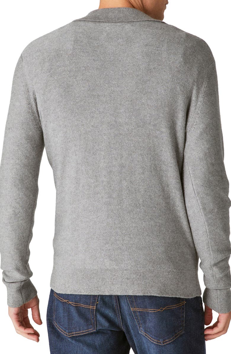 Lucky Brand Cloud Soft Polo Sweater, Alternate, color,