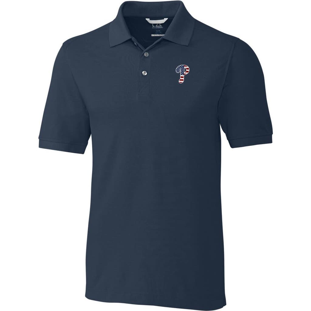 Men's Cutter & Buck Navy Philadelphia Phillies Americana Advantage Polo at Nordstrom