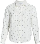 Liverpool Los Angeles Embroidered Cotton Button-Up Shirt