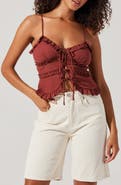 ASTR the Label Islah Tie Front Camisole