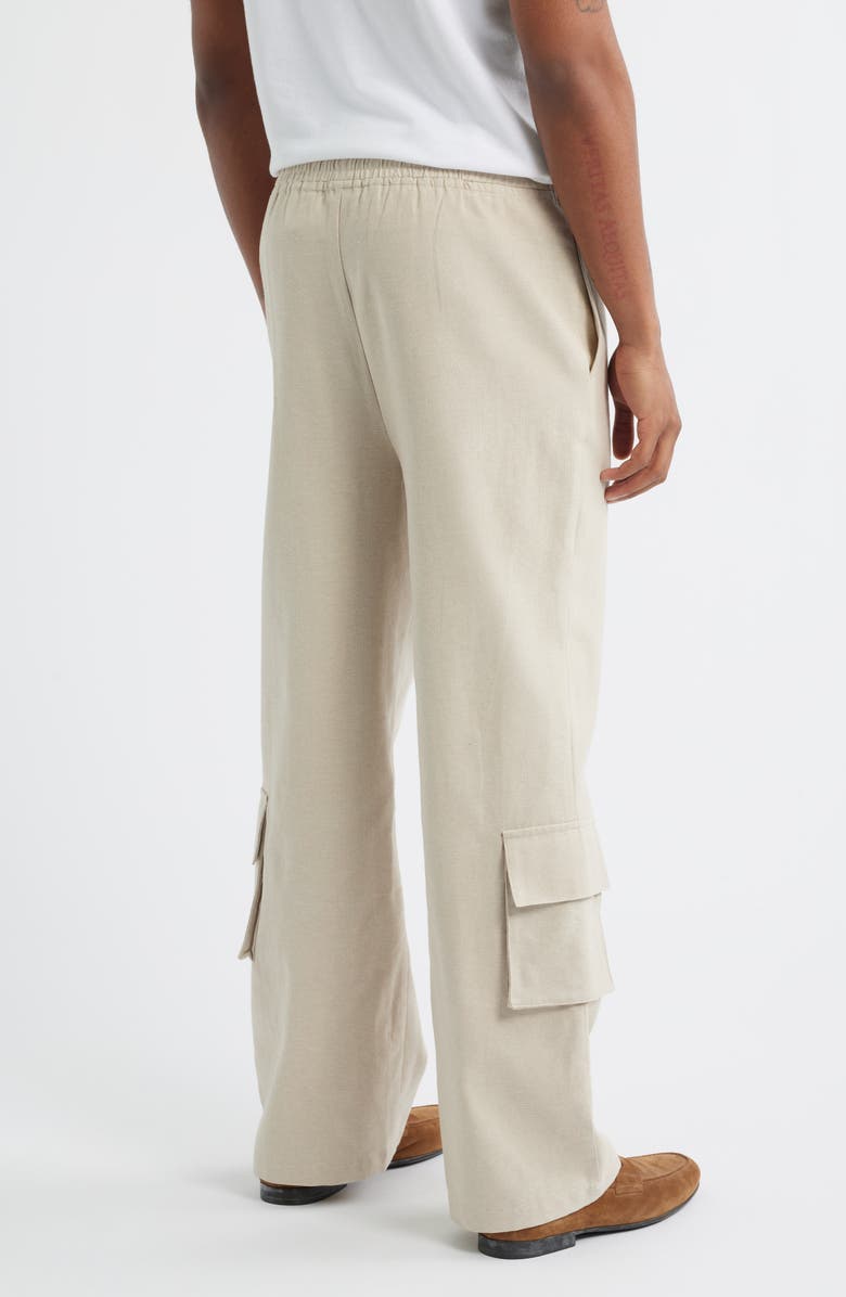 KROST Breezy Wide Leg Cotton Canvas Cargo Pants, Alternate, color, 
