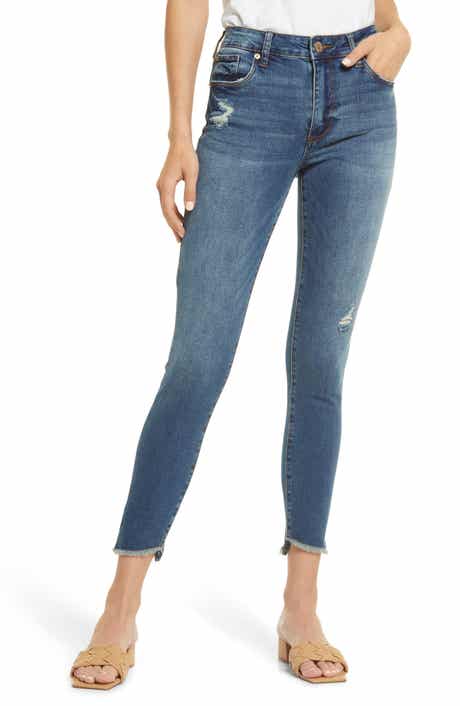 STS Blue Ellie High Waist Fray Hem Ankle Skinny Jeans