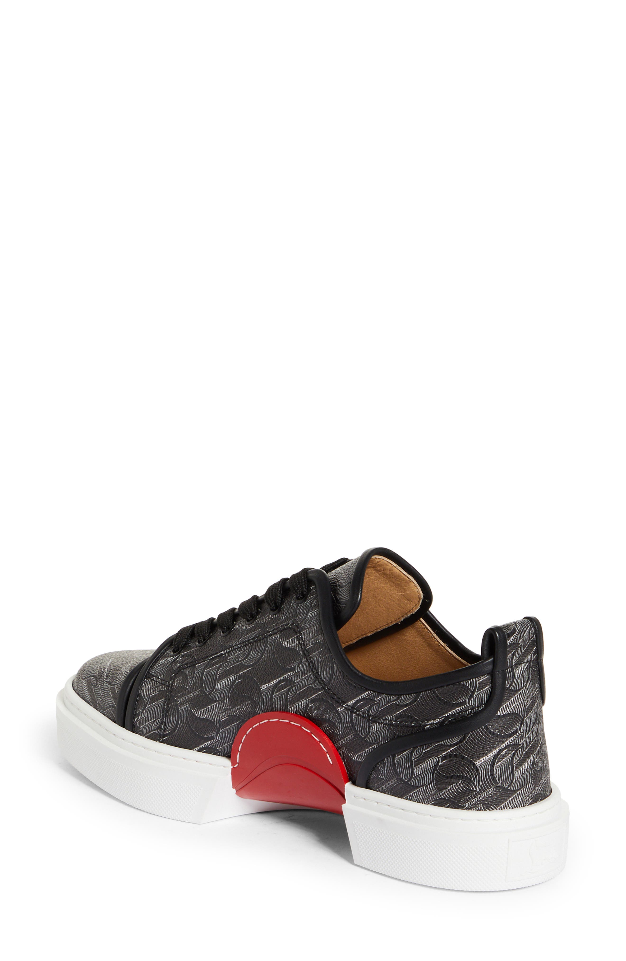 Christian Louboutin Adolon Logo Print Low Top Sneaker (Men) | Nordstrom