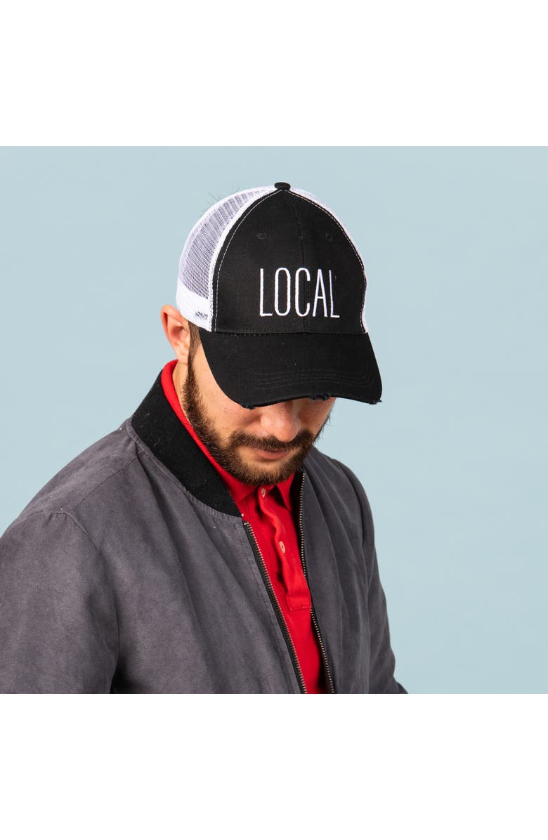 Totalee Gift Local Baseball Hat Cotton Black, Alternate, color, Black