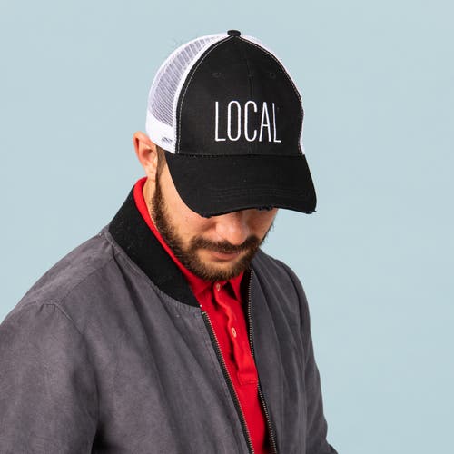 Totalee Gift Local Baseball Hat Cotton Black In Black
