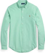 Polo Ralph Lauren Classic Fit Solid Green Button-Down Oxford Shirt
