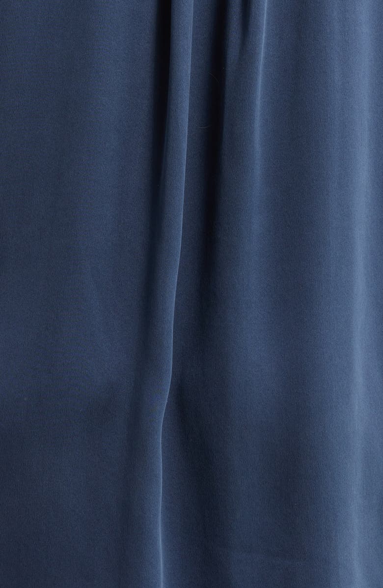 Lunya Washable Silk Sleepshirt, Alternate, color, Deep Blue/ Tranquil White