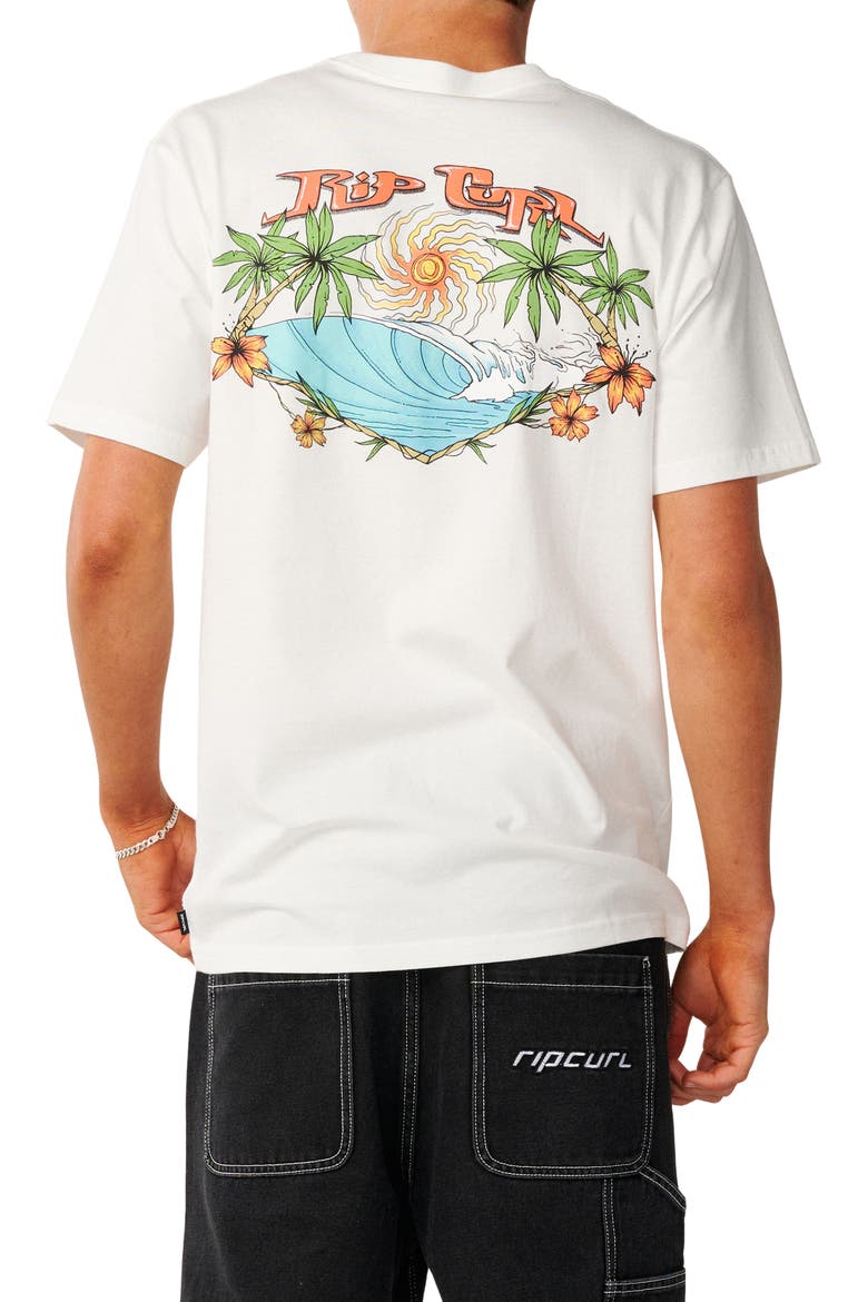 Hazed & Tubed Graphic T-Shirt, Alternate, color, BONE
