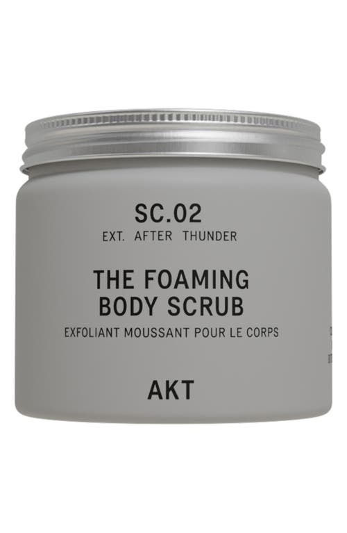 Akt The Foaming Body Scrub In Transparent