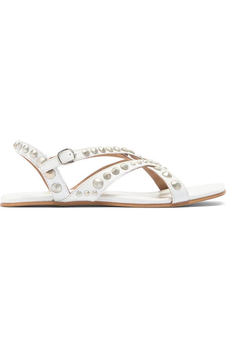 Jeffrey Campbell Xanthe Slingback Sandal, Alternate, color, White Silver