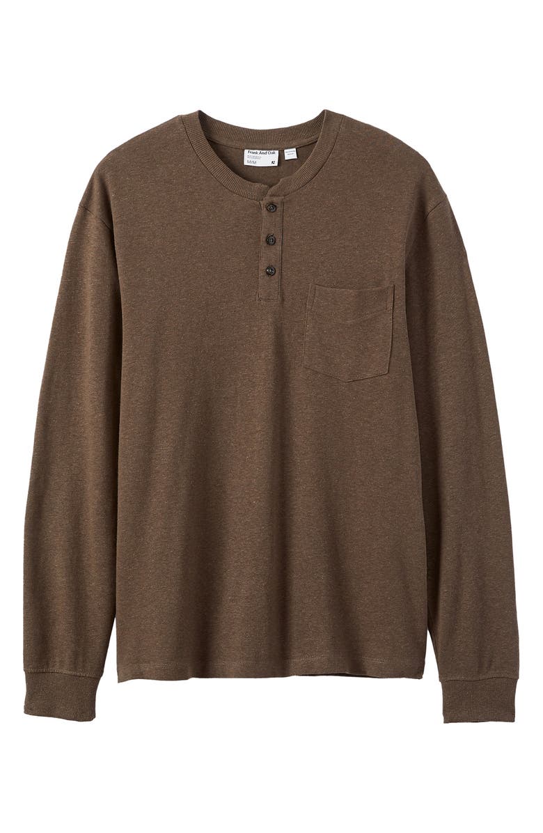Frank And Oak The Relaxed Hemp Blend Long Sleeve Henley, Alternate, color, 