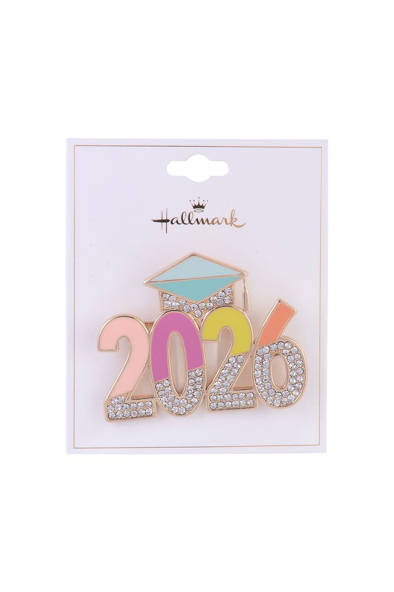 2026 Graduation Pin, Alternate, color, Multicolored