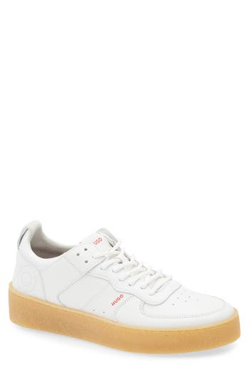 Hugo Boss Boss Evan Tenn Low Top Sneaker In White