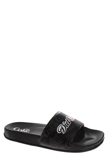 Coca-cola Coca Cola Diet Coke® Slide Sandal In Black