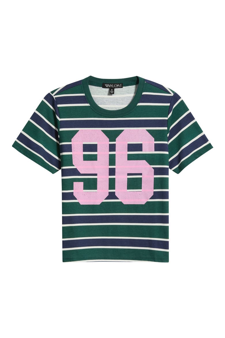 Stripe 96 Graphic T-Shirt, Alternate, color, GREEN