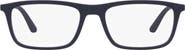 Emporio Armani 55mm Rectangular Glasses