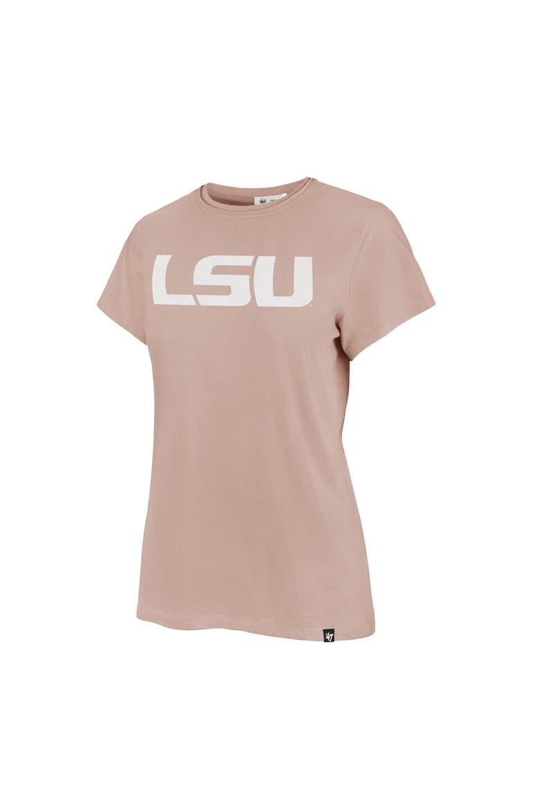 Women's '47  Pink LSU Tigers Premier Frankie T-Shirt, Alternate, color, Pink