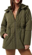 TravisMathew Mont Blanc Quilted Hooded Puffer Jacket