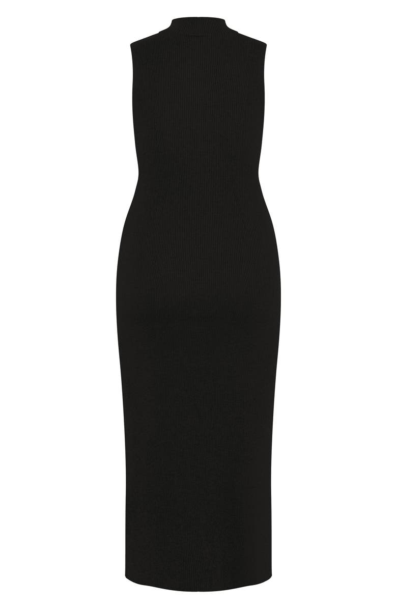 City Chic Kenia Sleeveless Ribbed Sweater Dress, Alternate, color,