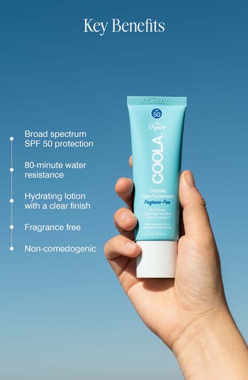Suncare Fragrance Free Classic Face Organic Sunscreen Lotion SPF 50 Duo $64 Value
