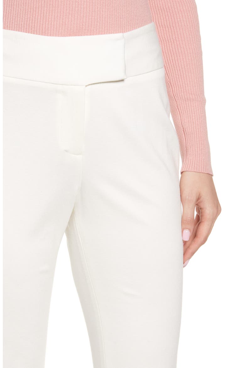 Ponte Knit Slim Boot Leg Pants, Alternate, color, NEW IVORY