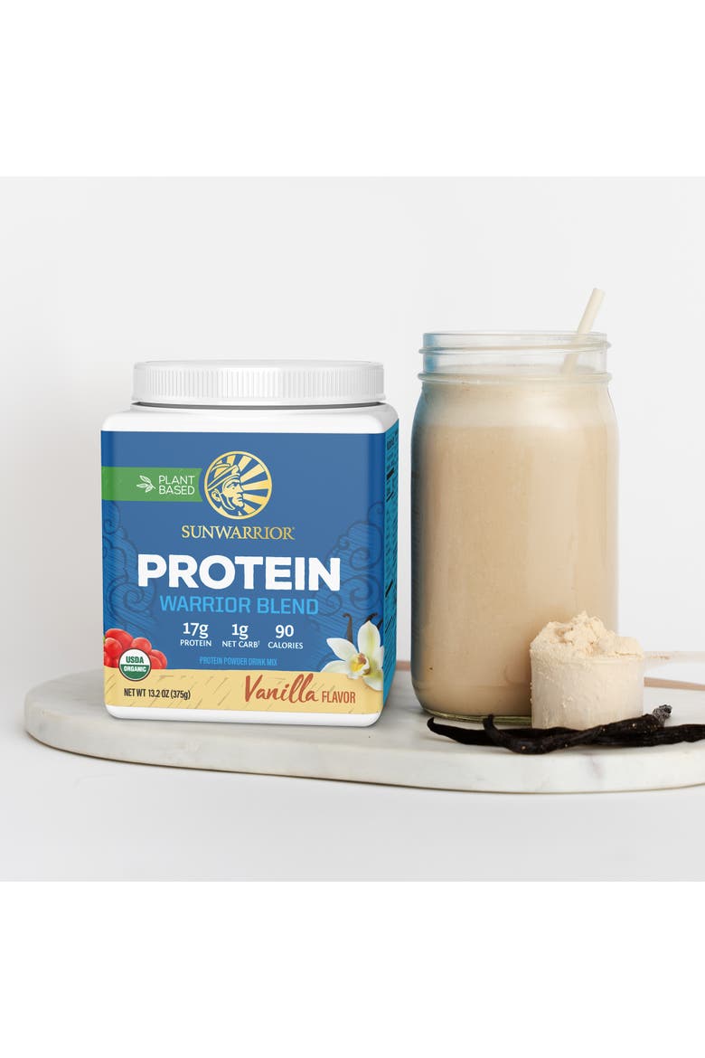 Organic Warrior Blend Protein Powder, Vanilla, 375gm, Alternate, color, No Color