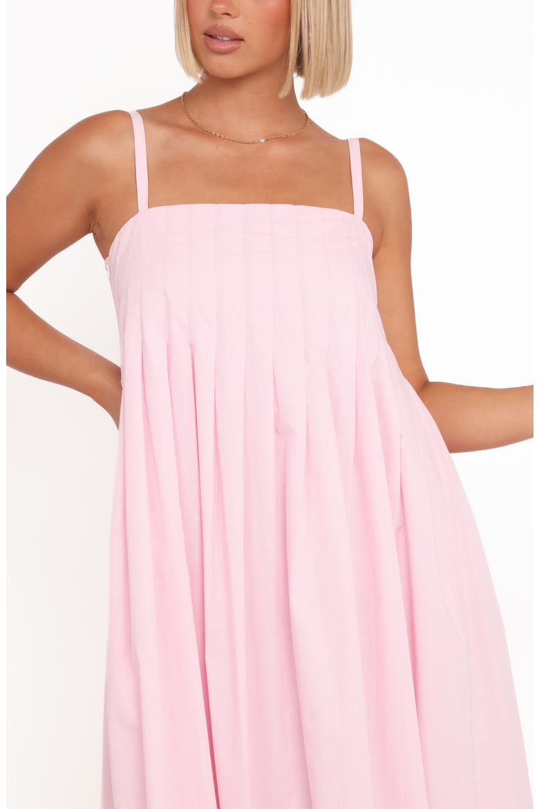 Corfu Pleat Maxi Dress, Alternate, color, PINK