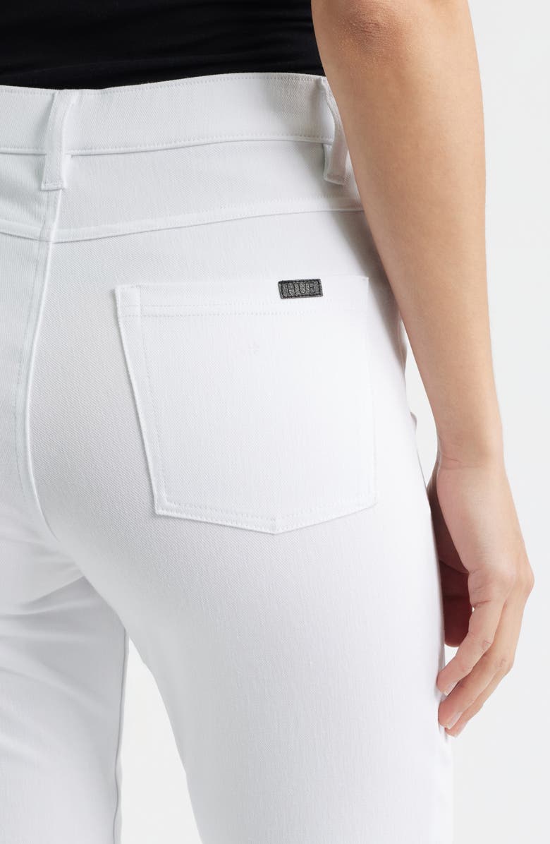 Hue Baby Bootcut Denim Leggings, Alternate, color, White