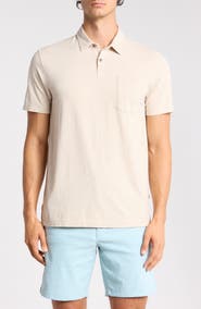 TravisMathew Cloud Slub Pocket Polo