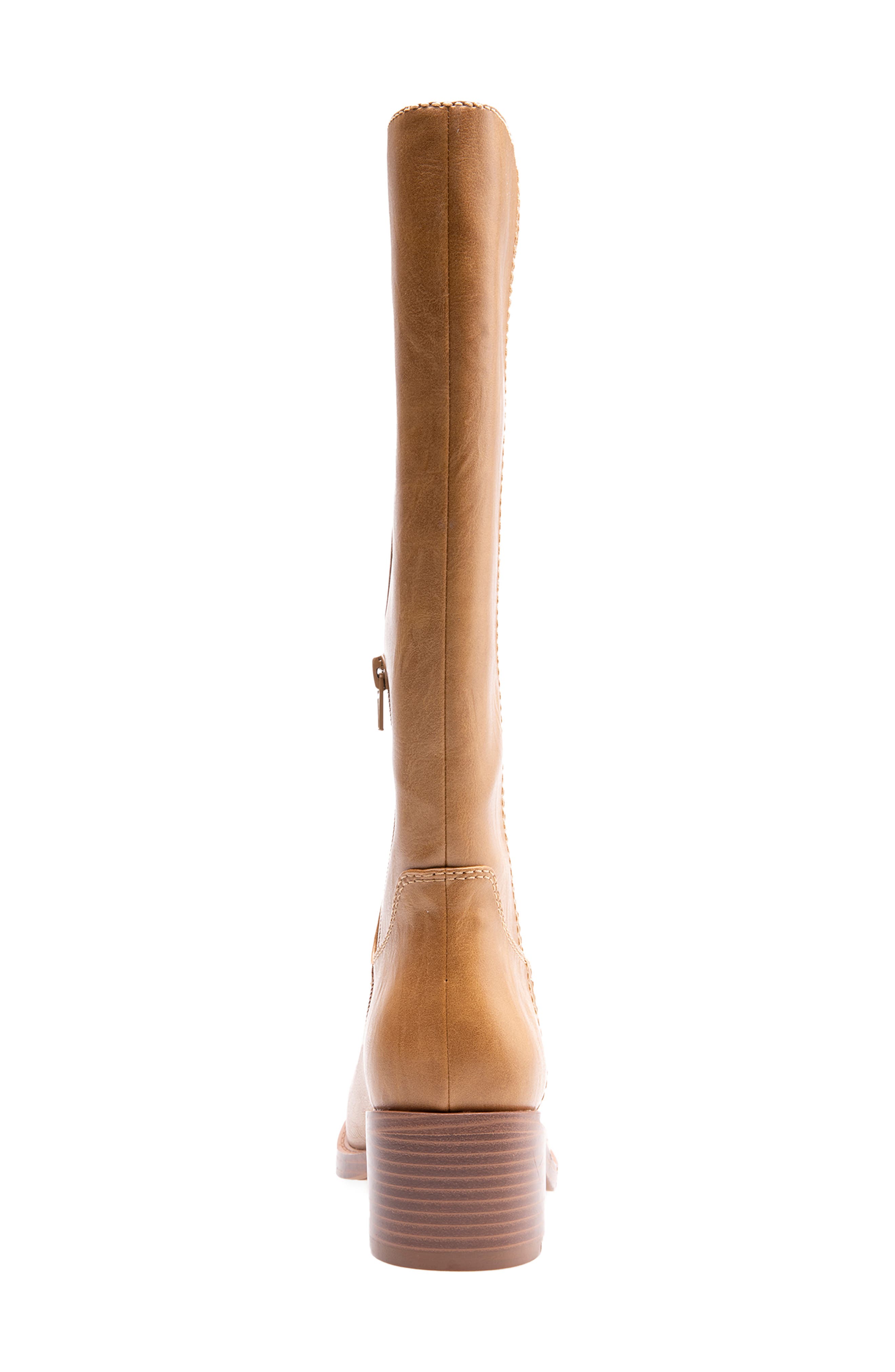 Mustang Faux Leather Tall Boot, Alternate, color, TAN