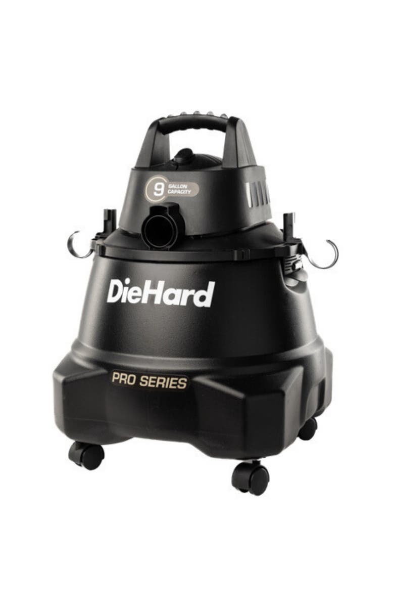 DieHard 9 Gal Wet Dry Shop Vacuum, Portable with Blower, Main, color, Black