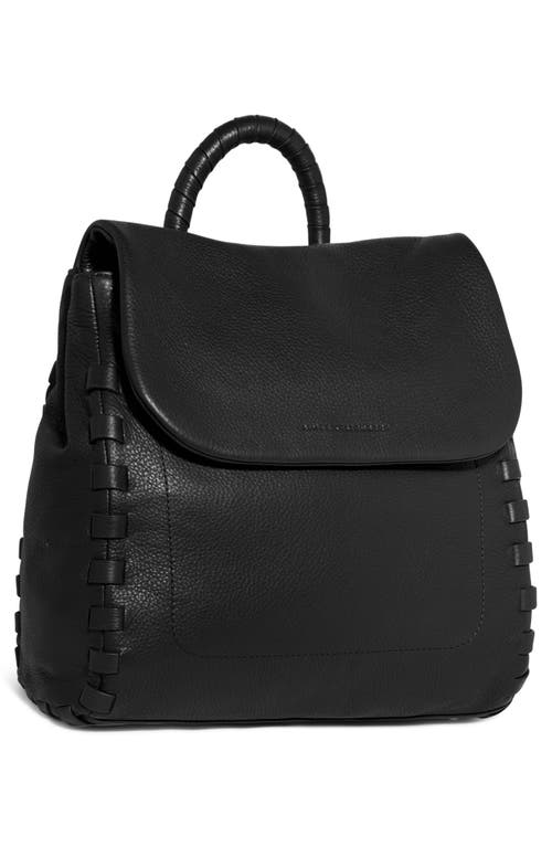 Aimee Zen Leather Backpack In Black