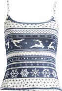 SKIMS Fair Isle Plush Pointelle Camisole