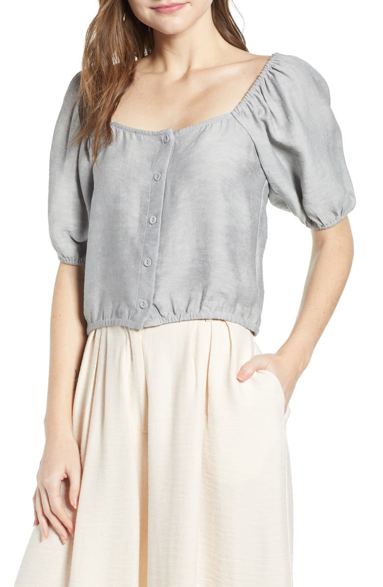 THE ODELLS Square Neck Blouse, Main, color, 