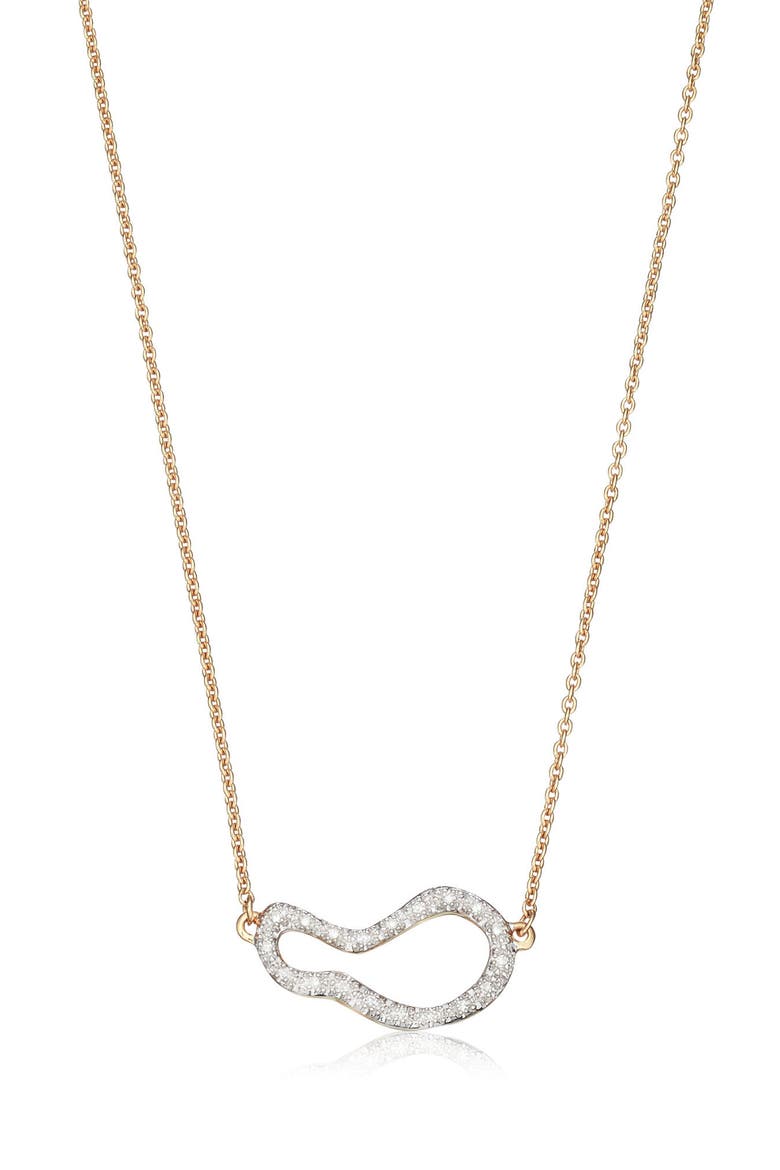 Small Pod Diamond Necklace (Nordstrom Exclusive), Main, color, GOLD