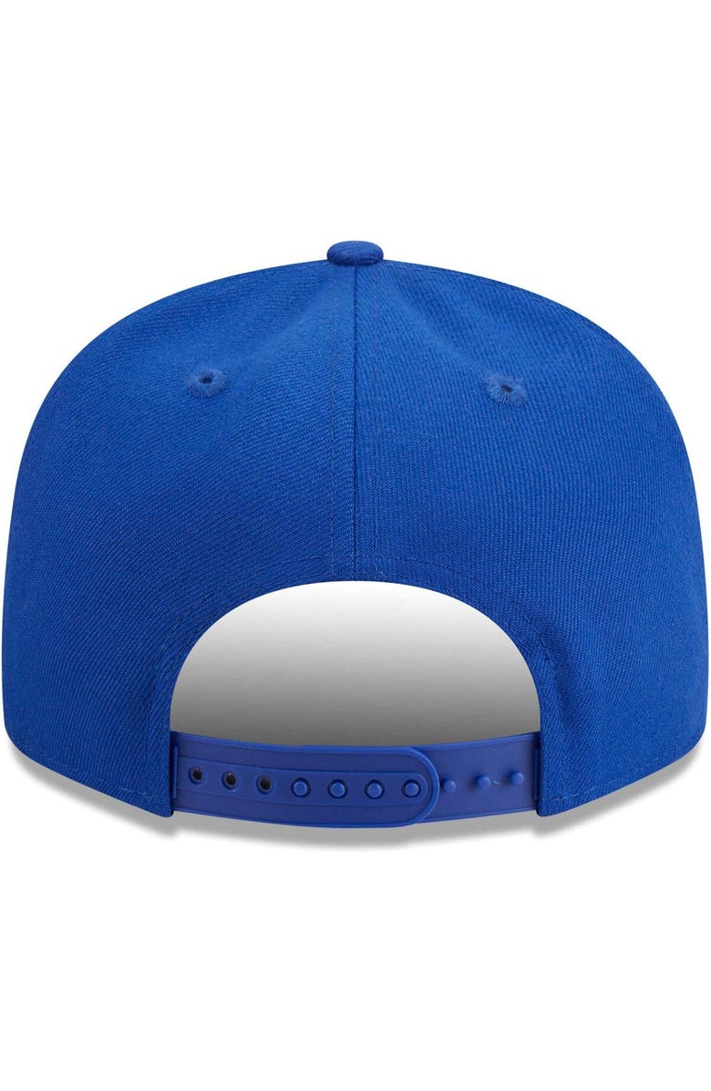 New Era Men's New Era Royal Golden State Warriors Golden Tall Text 9FIFTY Snapback Hat, Alternate, color, Royal