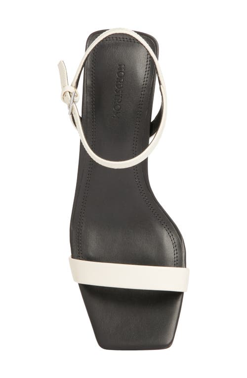 Nordstrom Sydney Ankle Strap Sandal In Ivory Vanilla