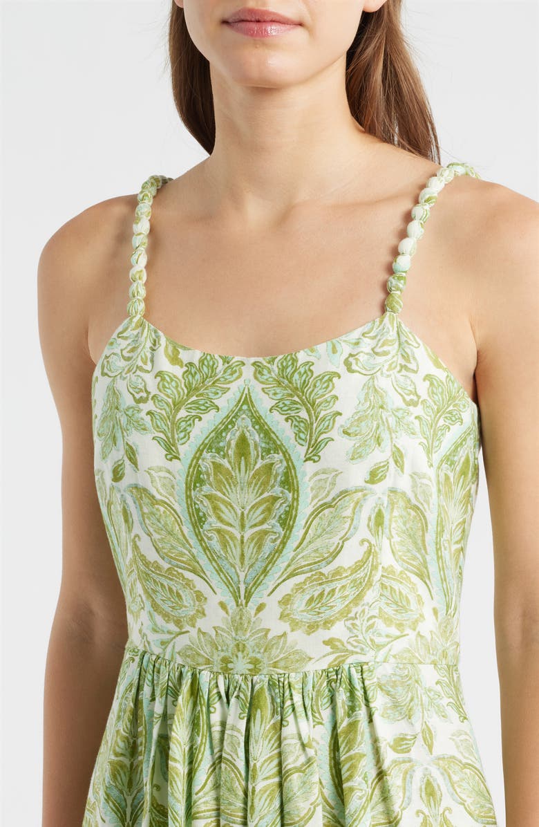 CITY BLUES Paisley Print Maxi Dress, Alternate, color, 