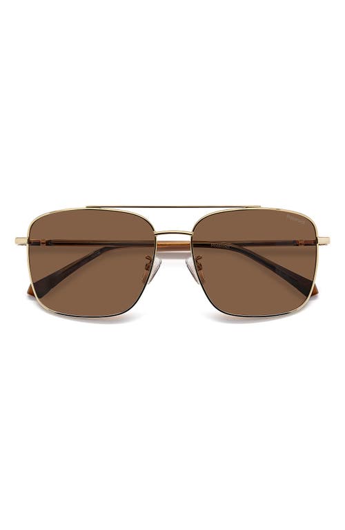 Polaroid 59mm Polarized Navigator Sunglasses