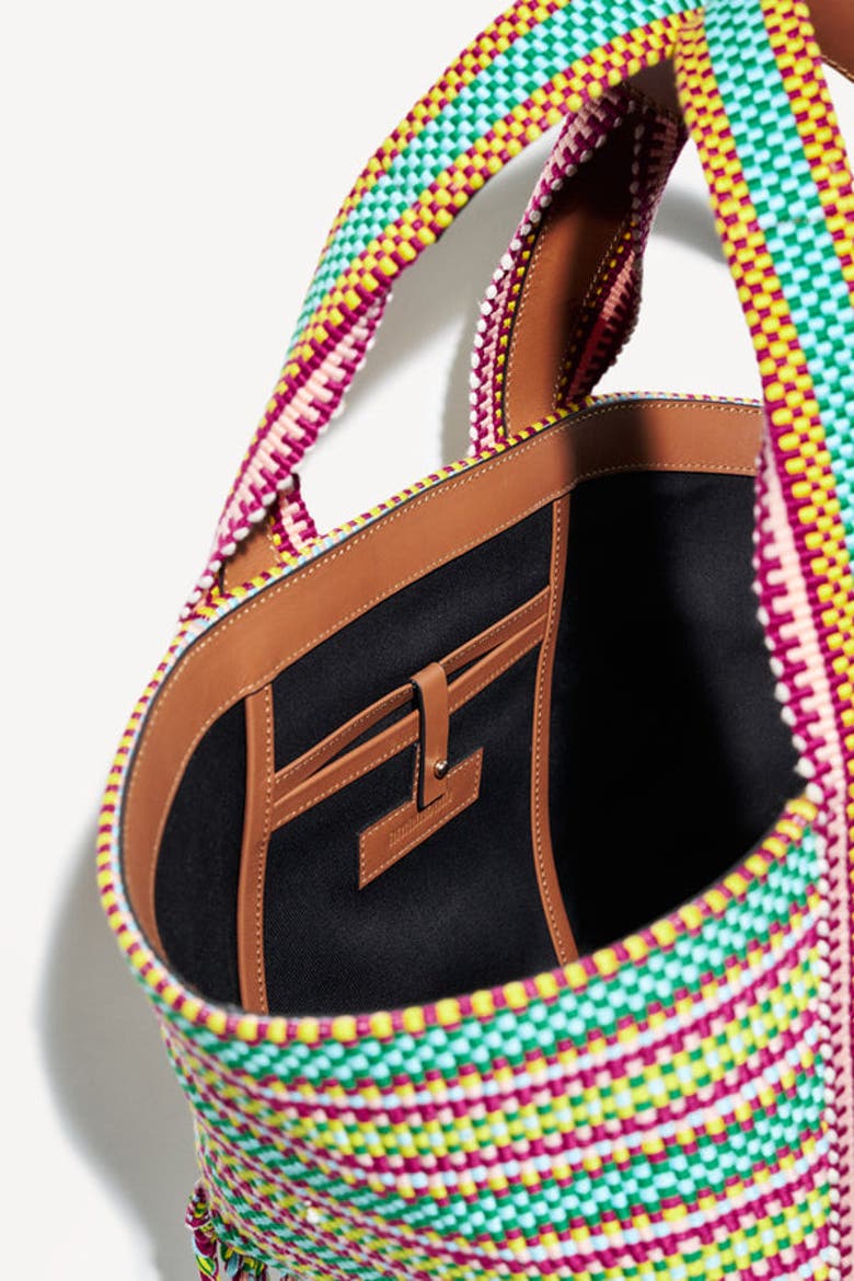 Chulo Small tote bag, Alternate, color, Caribe