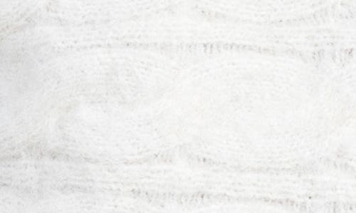 Beivy Oversize Off The Shoulder Sweater In White