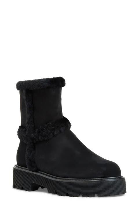 Ella Genuine Shearling Waterproof Boot