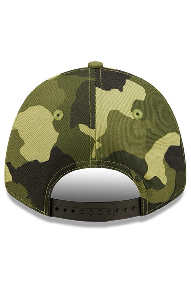 Men's New Era Camo Oakland Athletics 2022 Armed Forces Day 9FORTY Snapback Adjustable Hat, Alternate, color, Camo