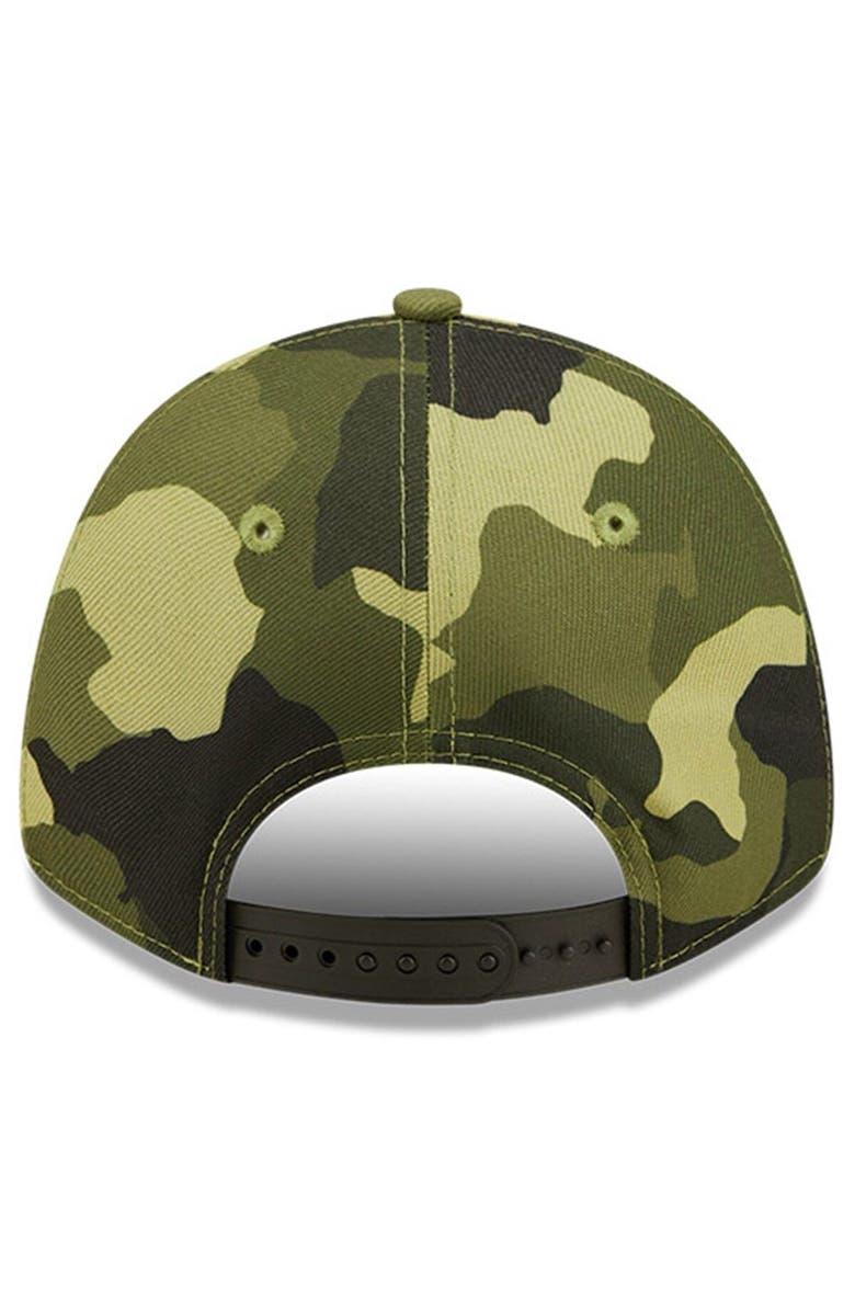 New Era Men's New Era Camo Oakland Athletics 2022 Armed Forces Day 9FORTY Snapback Adjustable Hat, Alternate, color, Camo