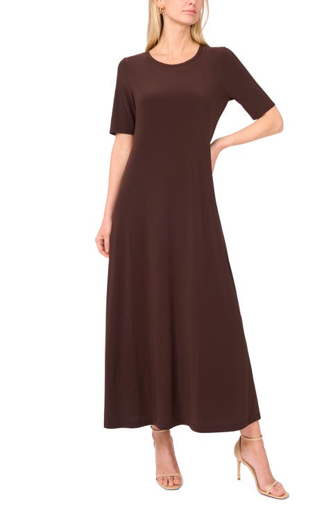 Short Sleeve Maxi Dress
