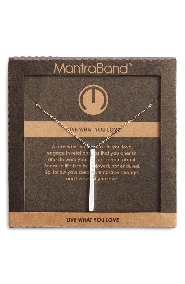 MantraBand<sup>®</sup> Live What You Love Necklace, Alternate, color,
